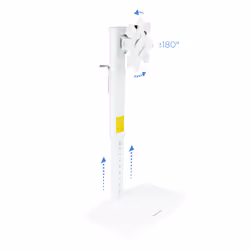 TooQ DB1127TN-W monitor mount / stand 68.6 cm (27") Desk White