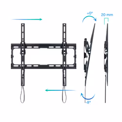 TooQ LP1071T-B TV mount/stand 177.8 cm (70") Black