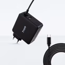 TooQ TQLC-USBC90PD, Laptop, Auto, 100 V, 50 / 60 Hz, 90 W, 5 - 20 V