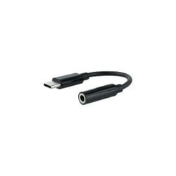 Nanocable 10.24.1205 audio cable 0.11 m 3.5 mm USB Type-C Black