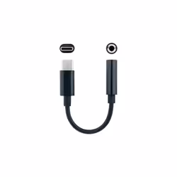 Nanocable 10.24.1205 audio cable 0.11 m 3.5 mm USB Type-C Black