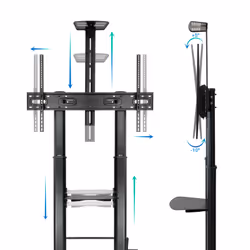 TooQ ZEUS 2.54 m (100") Black