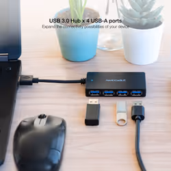 Nanocable 10.16.4403 interface hub USB 3.2 Gen 1 (3.1 Gen 1) Type-A Black