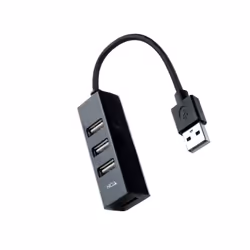 Nanocable 10.16.4404, USB 2.0, USB 2.0, Black, 0.15 m, 20 mm, 65 mm