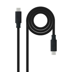 Nanocable 10.01.4101-L150 USB cable USB 3.2 Gen 2 (3.1 Gen 2) 1.5 m USB C Black