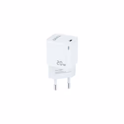 TooQ USB-C PD20W Wall Charger, White, Indoor, AC, White