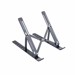 TooQ Lift Stand for Laptops, Tablets, Mobile Phones and Books, Grey, Laptop stand, Grey, 27.9 cm (11"), 38.1 cm (15"), 5 kg,  ...