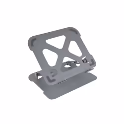 TooQ TQLRS0012-AL-G, Laptop & tablet stand, Grey, Aluminium, Silicone, 27.9 cm (11"), 43.9 cm (17.3"), 30 - 280 mm