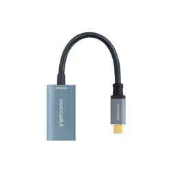 Nanocable 10.16.4104-G video cable adapter 0.15 m USB Type-C DisplayPort Grey