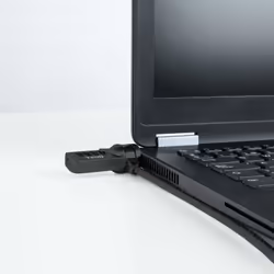 TooQ NANO Type Security Cable with Laptop Key 1.5 metres, Dark Grey