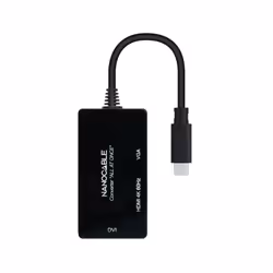 Nanocable 10.16.4301-ALL USB graphics adapter 3840 x 2160 pixels Black