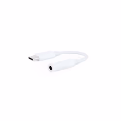 Nanocable 10.24.1205-W, 3.5mm, Female, USB Type-C, Male, 0.11 m, White