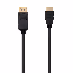 Nanocable Converter cable DISPLAYPORT to HDMI, DP/M - HDMI/M, Black, 10 m