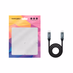 Nanocable 10.01.4303 USB cable USB 3.2 Gen 2x2 3 m USB C Black, Grey - Additional view 4