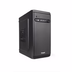 TooQ TQC-4702U3C-B, Mini Tower, PC, Black, micro ATX, Mini-ITX, Steel, 14 cm