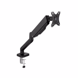 TooQ Desk Stand for 17"-32" Screen, Black, Clamp/Bolt-through, 9 kg, 43.2 cm (17"), 81.3 cm (32"), 100 x 100 mm, Black