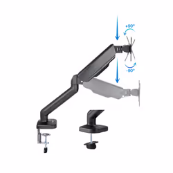 TooQ Desk Stand for 17"-32" Screen, Black