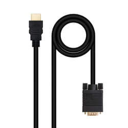 Nanocable HDMI to VGA Converter Cable, 1.8 m, Black