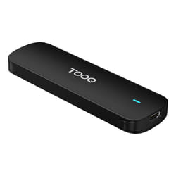 TooQ External M.2 NVMe SSD Enclosure, Black