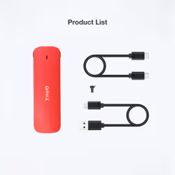 TooQ External M.2 NVMe SSD Enclosure, Red - Additional view 6