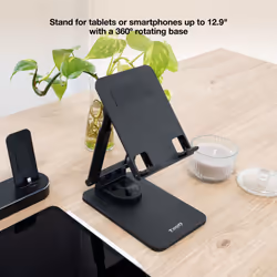 TooQ Adjustable Tablet Stand for Mobile Phone or Tablet up to 12.9"