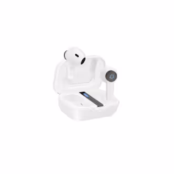 TooQ Bender Wireless Earbuds + Bluetooth Microphone with Charging Case, White, Wireless, Calls/Music, 20 - 20000 Hz, Headset, ...