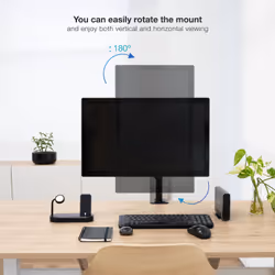TooQ Desk Stand for Screen 17"-32", Black