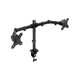 TooQ Desk Stand for 2 Screens 17"-27", Black