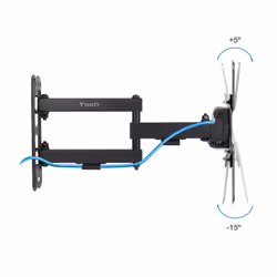 TooQ Wall Mount for 13‘’-43‘’ Screens, Black