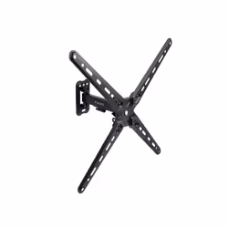 TooQ Wall Mount for 13‘’-55‘’ Screens, Black, 75 x 75 mm, 400 x 400 mm, -15 - 5°, -60 - 60°, Steel, Black