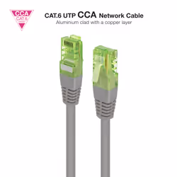 Nanocable RJ45 CAT.6 UTP AWG26 CCA RJ45 Patchcord, Grey, 30 m