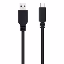Nanocable USB 2.0 3A cable, USB-C/M-A/M type, Black, 1.5 m