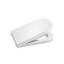 Roca A80147200B Supralit Seat & Cover, Damped Drop, The Gap Square Collection, White
