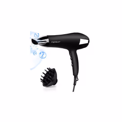 Aigostar 2400W Powerful Ionic Hair Dryer, Professional Negative Ions Hairdryer with Diffuser and Nozzle, 3 Heating, 2 Speeds ...