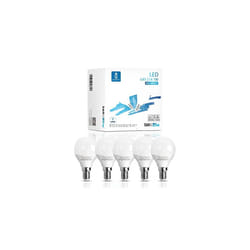 E14 Small Edison Screw Golf Ball Bulb, Aigostar G45 SES LED Light Bulbs 7W(43W Equivalent), 6400K Cool White E14 LED Bulb, 5 Pack , 520LM