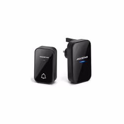Aigostar Wireless Doorbell, Self-Powered Door Bells Wireless Cordless, No Battery Required Plug in Doorbell, Waterproof Door ...
