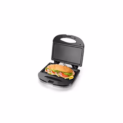 Single Sandwich Toastie maker, Deep Fill Sandwich Toaster with Non-Stick Flat Grill Plates, Small Panini Press, Healthy Grill ...