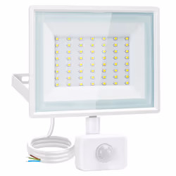 Security Lights Outdoor Motion Sensor, 50W PIR Sensor Security Light 4300 Lumens, Super Bright Flood Lights Outdoor, 6500K Fl ...
