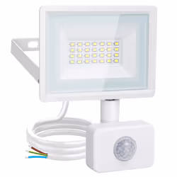 Security Lights Outdoor Motion Sensor, 20W PIR Floodlight, 1650 Lumens Security Light, IP65 Waterproof Motion Sensor Lights O ...