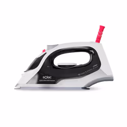 Solac PV2400, Steam iron, Ceramic soleplate, 1.8 m, 120 g/min, Black, White, 30 g/min