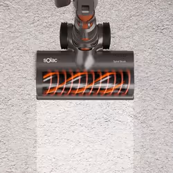 Solac AE2515 Electric broom Battery Dry HEPA Bagless 1 L Black, Orange