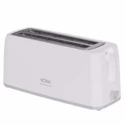 Solac Buon Giorno Double, 4 slice(s), White, Plastic, Rotary, 1200 W, 220 - 240 V