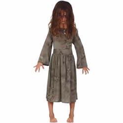 ) Girls' gray ghost costume - 7-9 years (125-135 cm