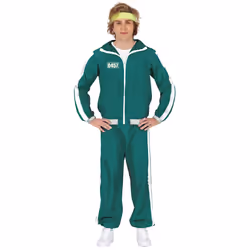 ) Green participant number 457 men's tracksuit - M (48-50
