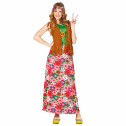 ) Happy hippie costume for women - M (38-40