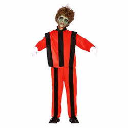 ) Boys' red pop star costume - 5 to 6 years (110-115 cm