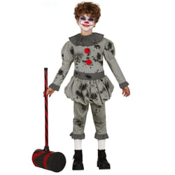 ) Boy's psychopathic clown costume - 3 to 4 years (95-105 cm