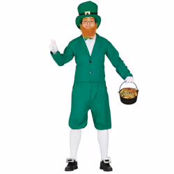 ) Men's green leprechaun costume - L (52-54