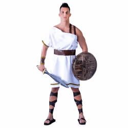 ) Men's white Spartan costume - M (48-50
