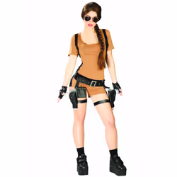 Sexy adventurer costume for women
